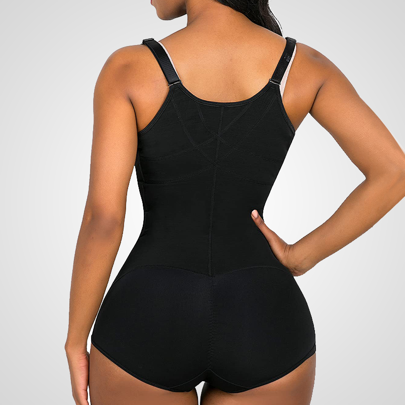 Body gainant à bretelles amovibles noir