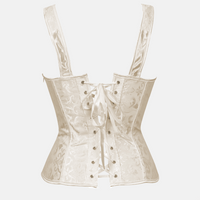 Bustier corset ivoire