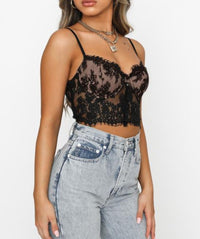 Bustier Noir Dentelle