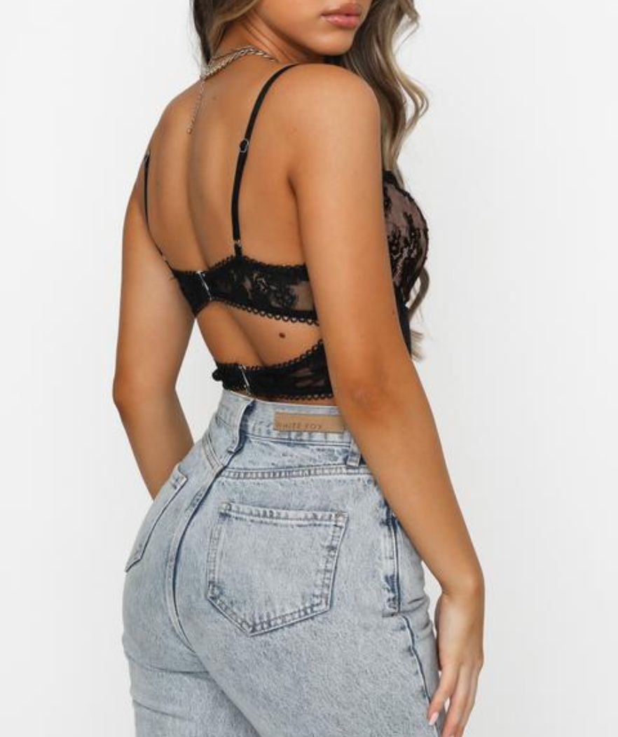 Bustier Noir Dentelle
