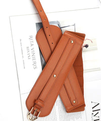 Ceinture Corset Cuir Marron