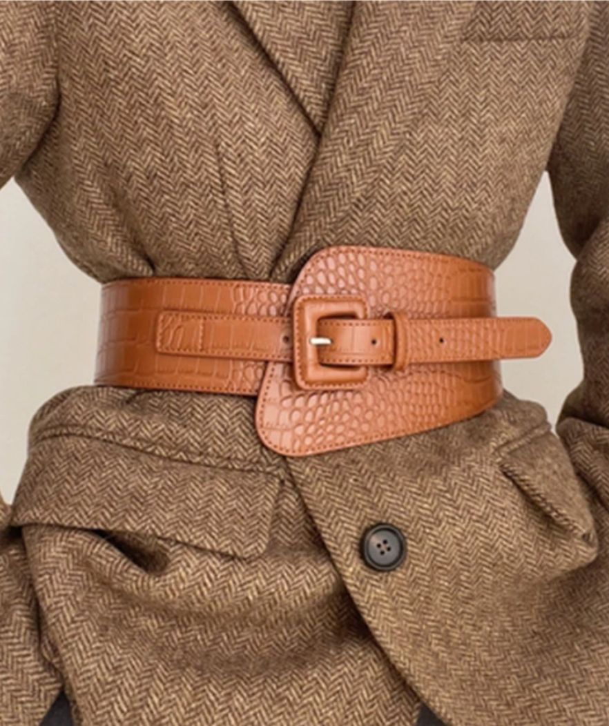 Ceinture Corset Cuir