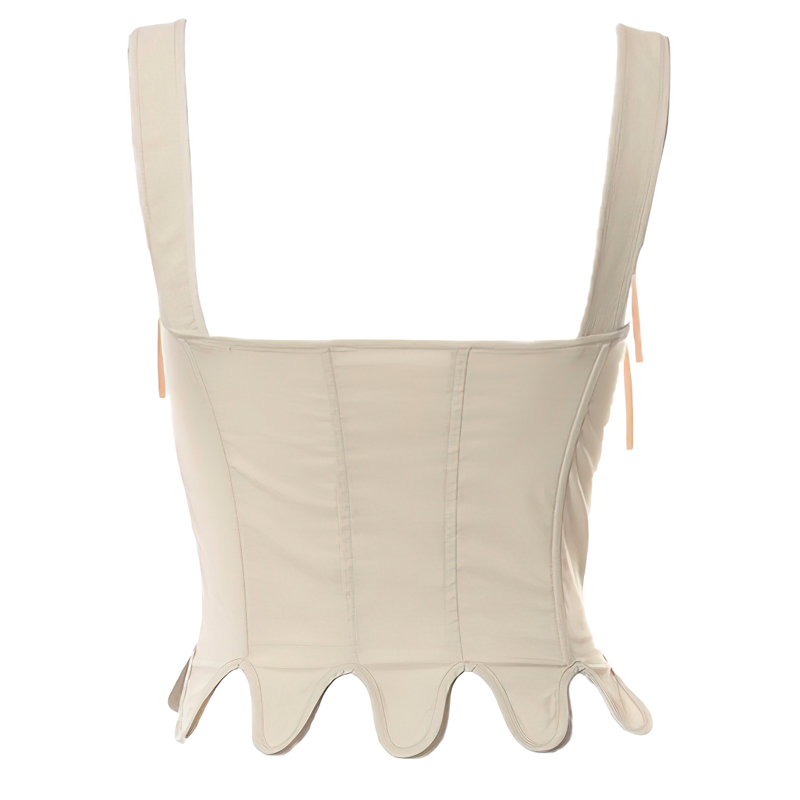 Corset à lacets devant style vintage