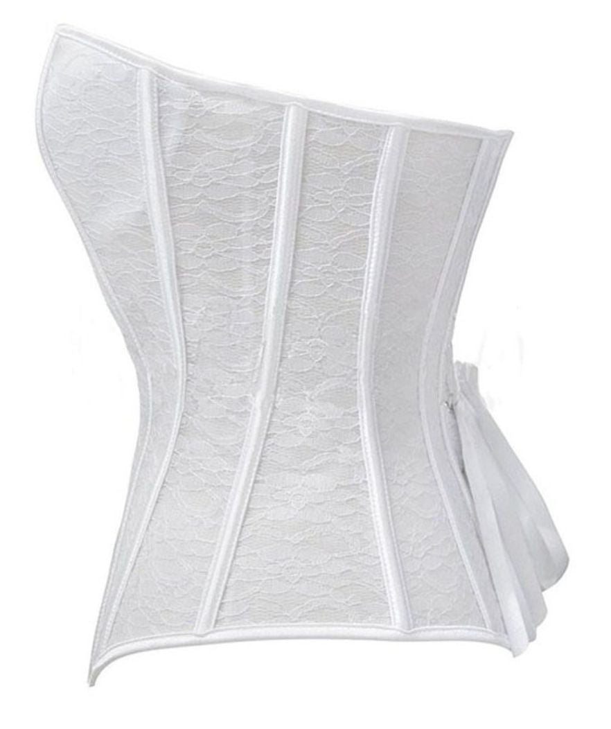 Corset Blanc à Lacet