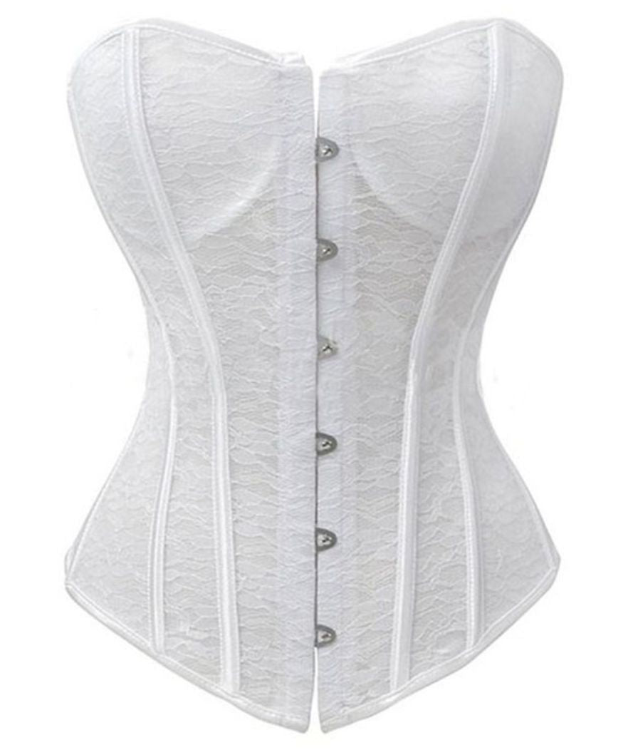 Corset Blanc à Lacet