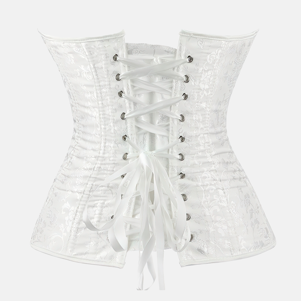 Corset bustier blanc