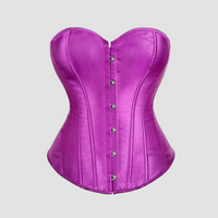 Corset Femme Violet Satin
