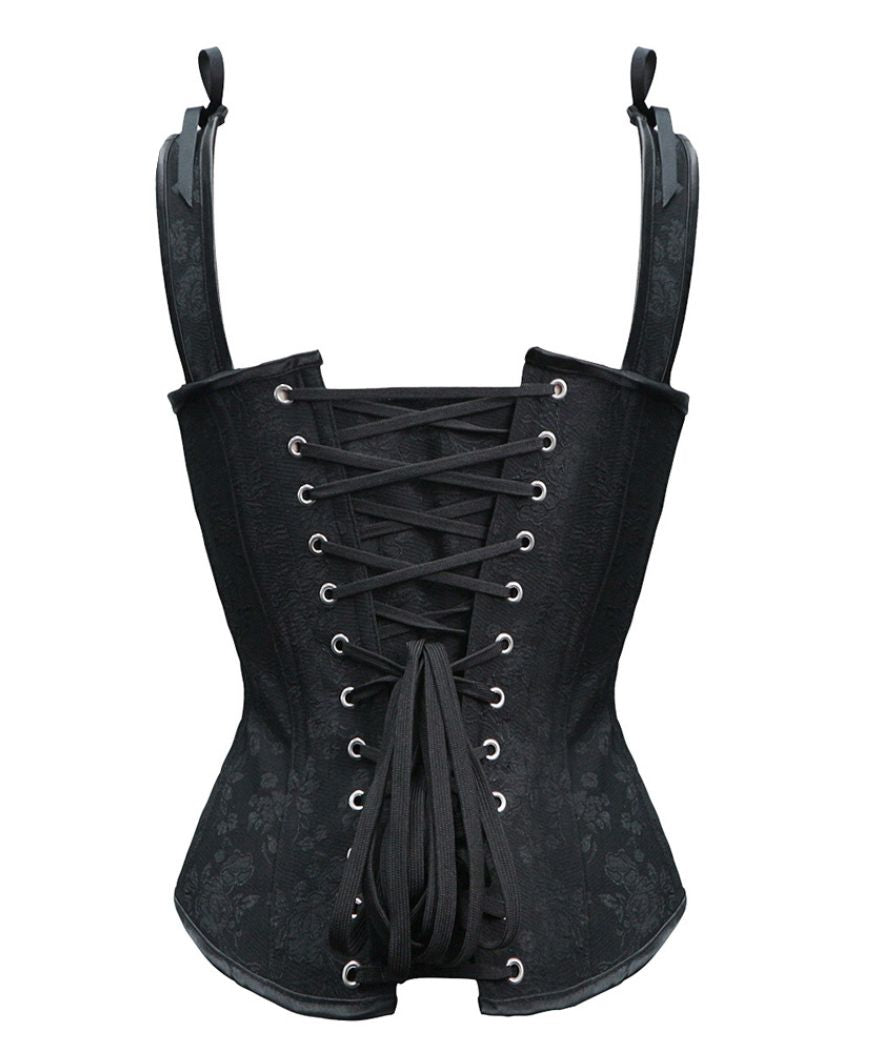 Corset Noir Bretelle