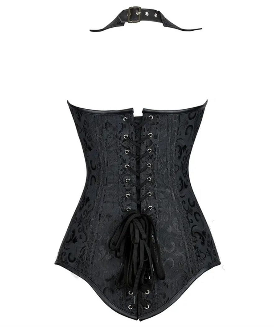 Corset Noir Bretelle Femme