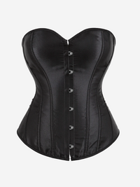 Corset noir simple bustier