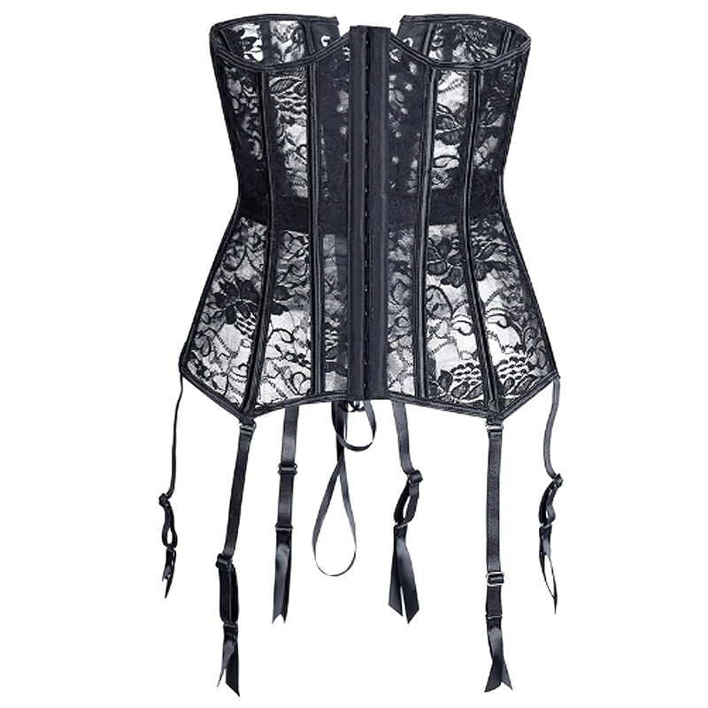 Corset serre-taille avec porte-jarretelles