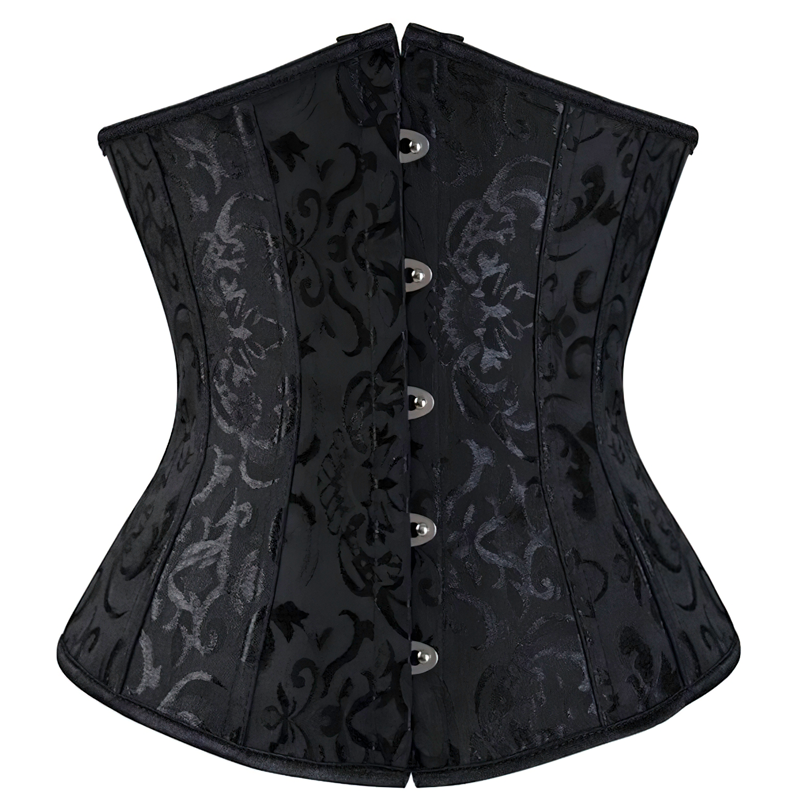 Corset victorien serre-taille noir