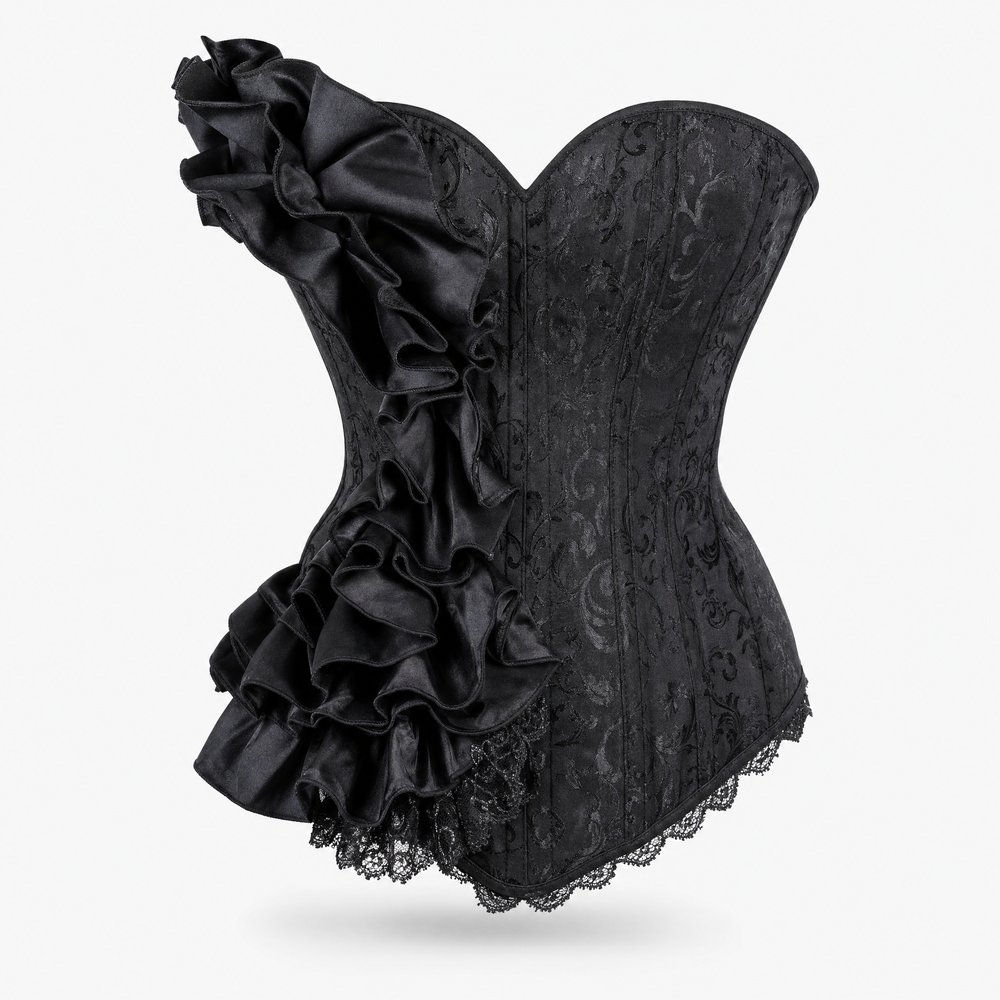 Dual-Closure Boned Structured Corset