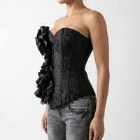 Dual-Closure Boned Structured Corset
