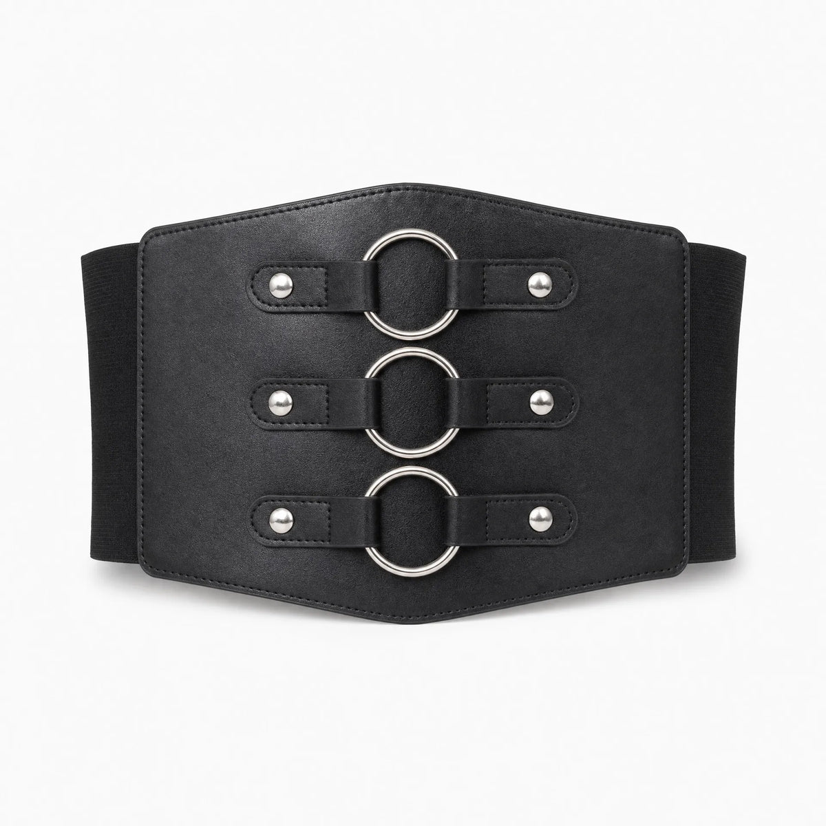 Luna Rune 36 Ring-Detail Elasticated Corset Belt