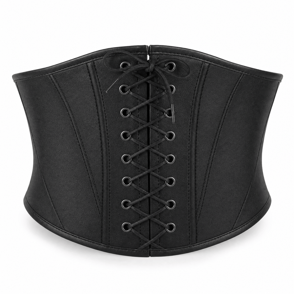 Luna Rune 36 Wide Boned Lace-Up Corset Belt