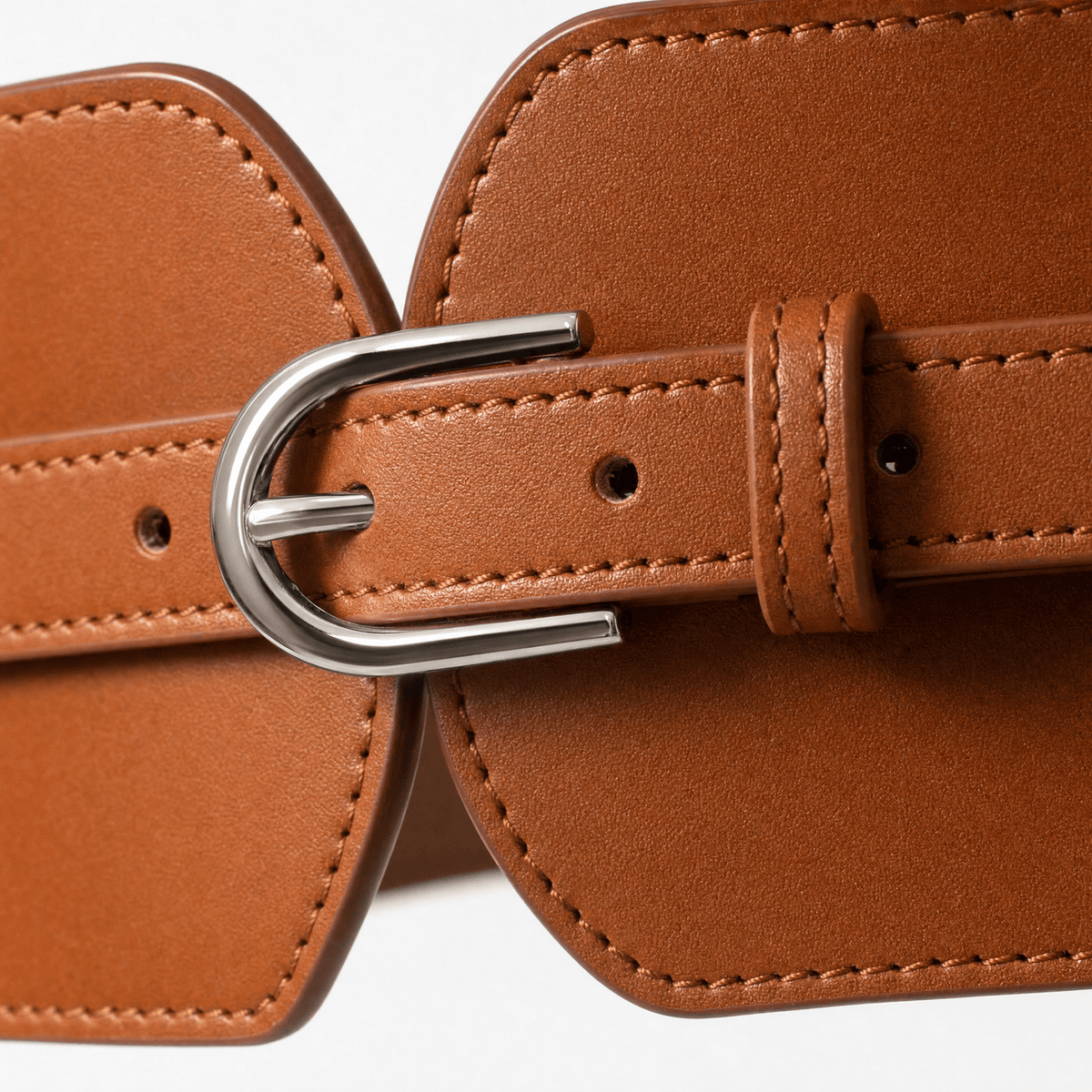Luna Rune 70 cm Wide Buckle-Fastening Corset Belt
