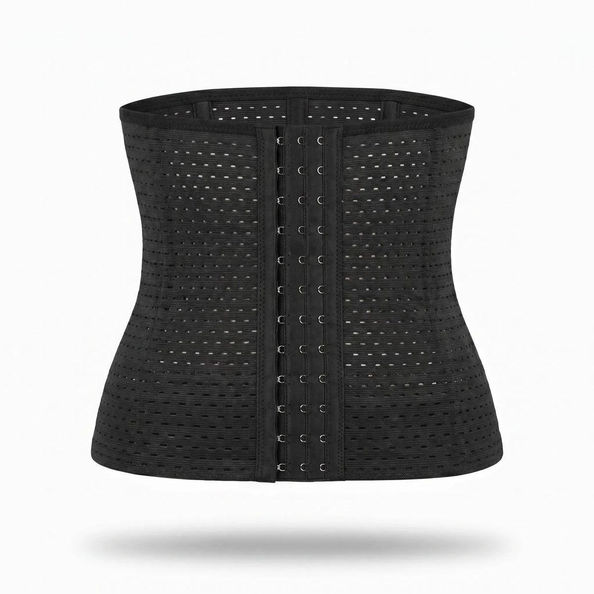 Luna Rune Black / XS Boned Breathable Hook-Eye Waist Trainer