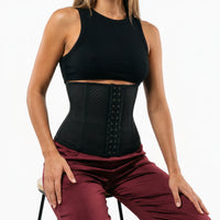 Luna Rune Boned Breathable Hook-Eye Waist Trainer