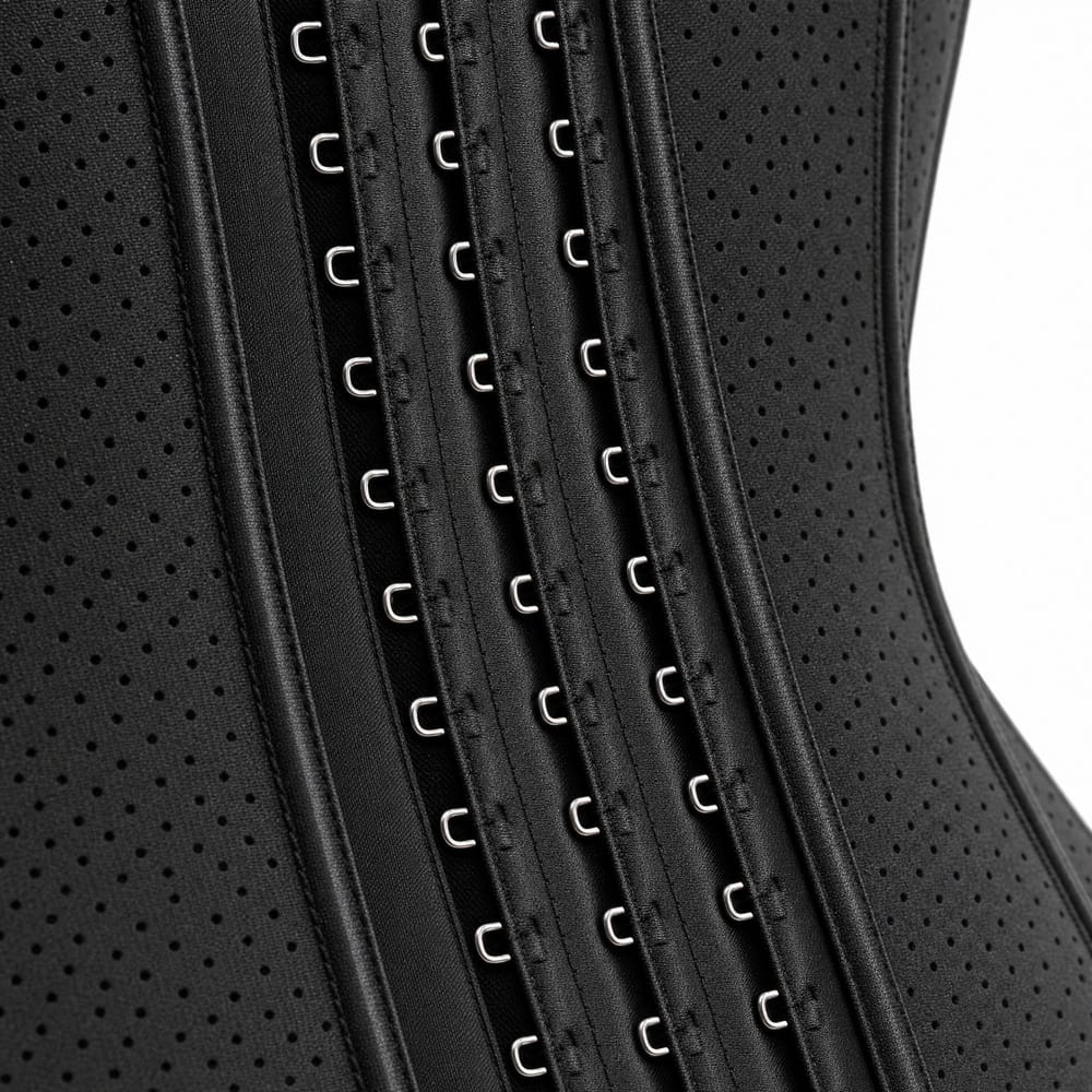 Luna Rune Boned Firm-Control Hook-Eye Waist Trainer