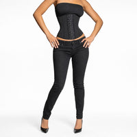 Luna Rune Boned Firm-Control Hook-Eye Waist Trainer