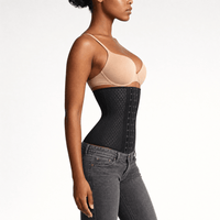 Luna Rune Boned Hook-Eye Firm-Shaping Waist Trainer