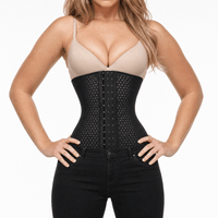 Luna Rune Boned Hook-Eye Firm-Shaping Waist Trainer