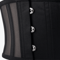 Luna Rune Boned Hook-Eye Panel Waist Trainer