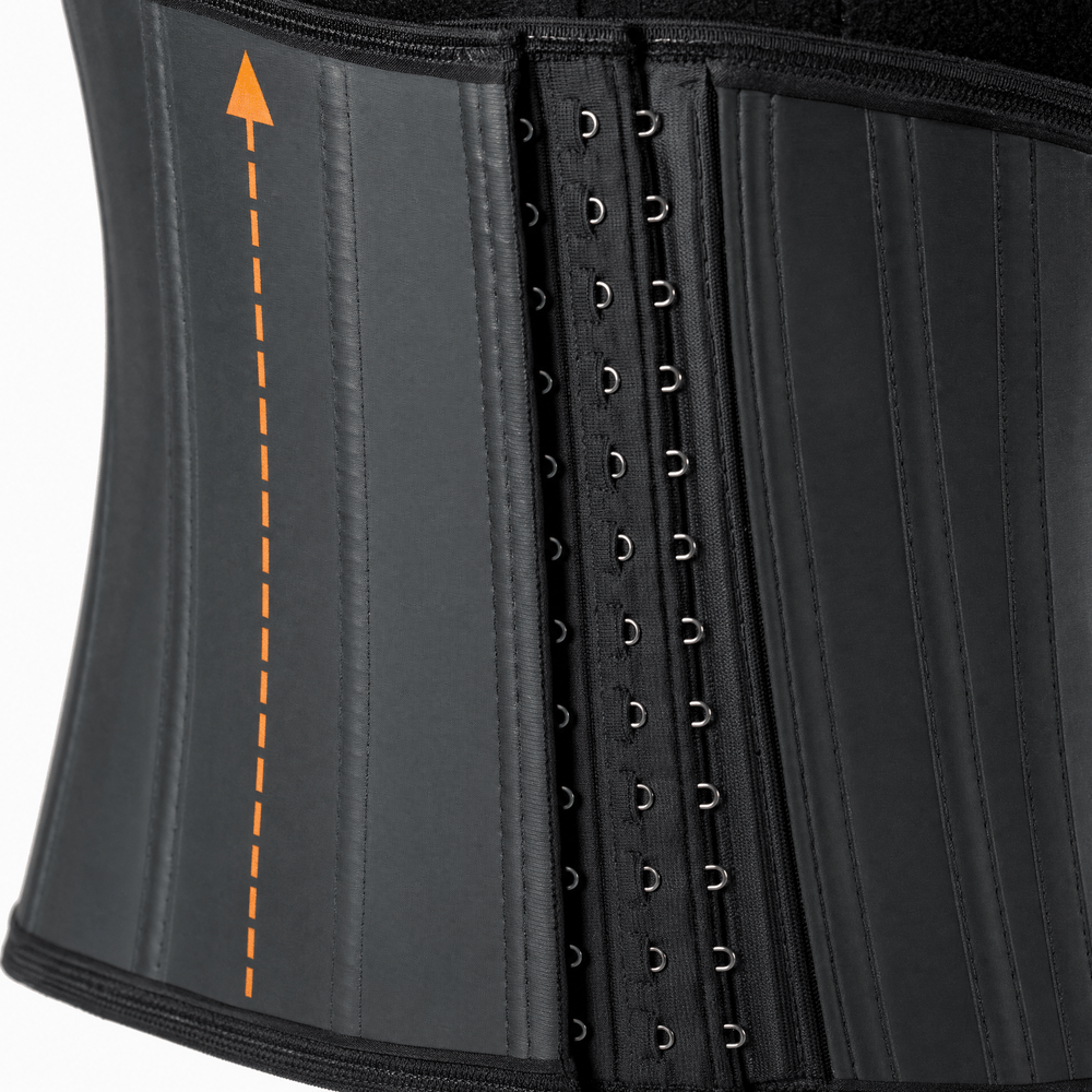 Luna Rune Boned Hook-Eye Slimming Waist Trainer