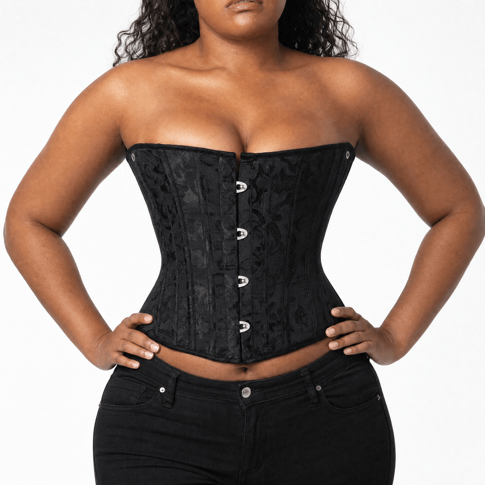 Luna Rune Boned Lace-Up Cinching Waist Trainer
