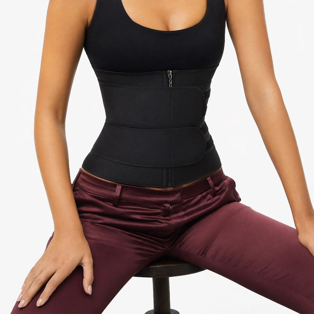 Luna Rune Boned Lace-Up Reduction Waist Trainer