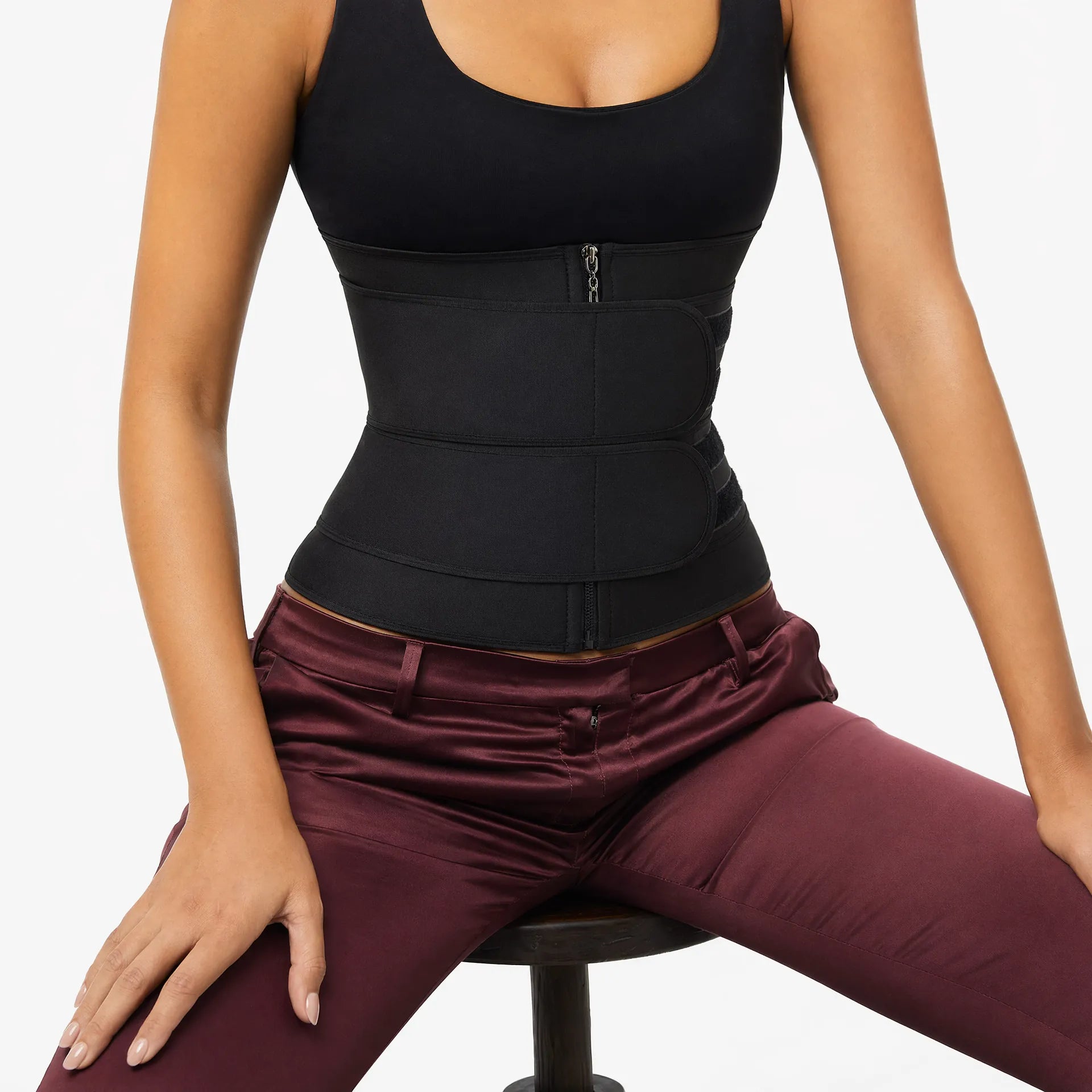 Luna Rune Boned Lace-Up Reduction Waist Trainer