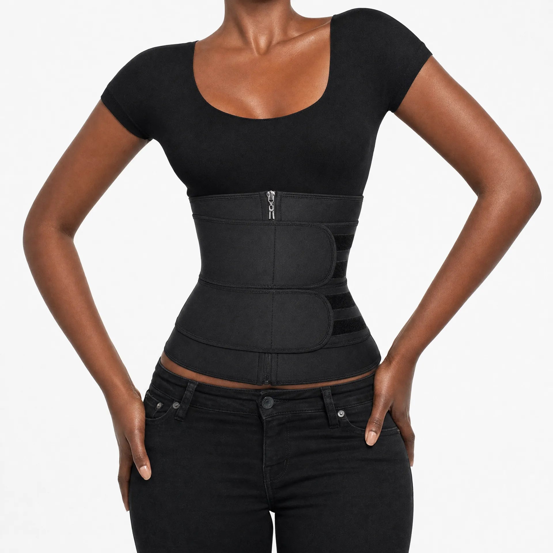 Luna Rune Boned Lace-Up Reduction Waist Trainer