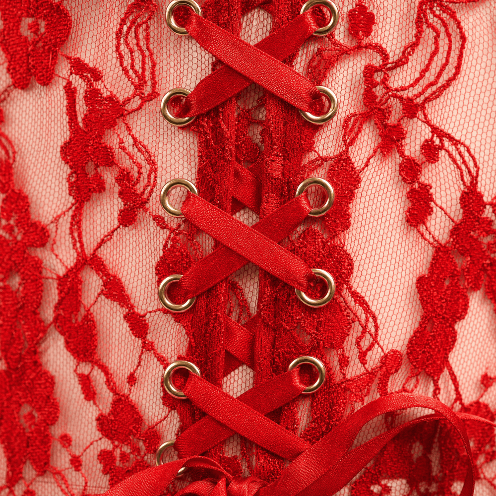 Luna Rune Elasticity: 65 to 90 cm Lace-Up Hook-Eye Corset Belt