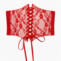 Luna Rune Elasticity: 65 to 90 cm Lace-Up Hook-Eye Corset Belt