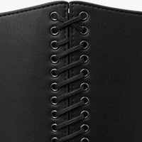 Luna Rune Leather Waist Corset Belt