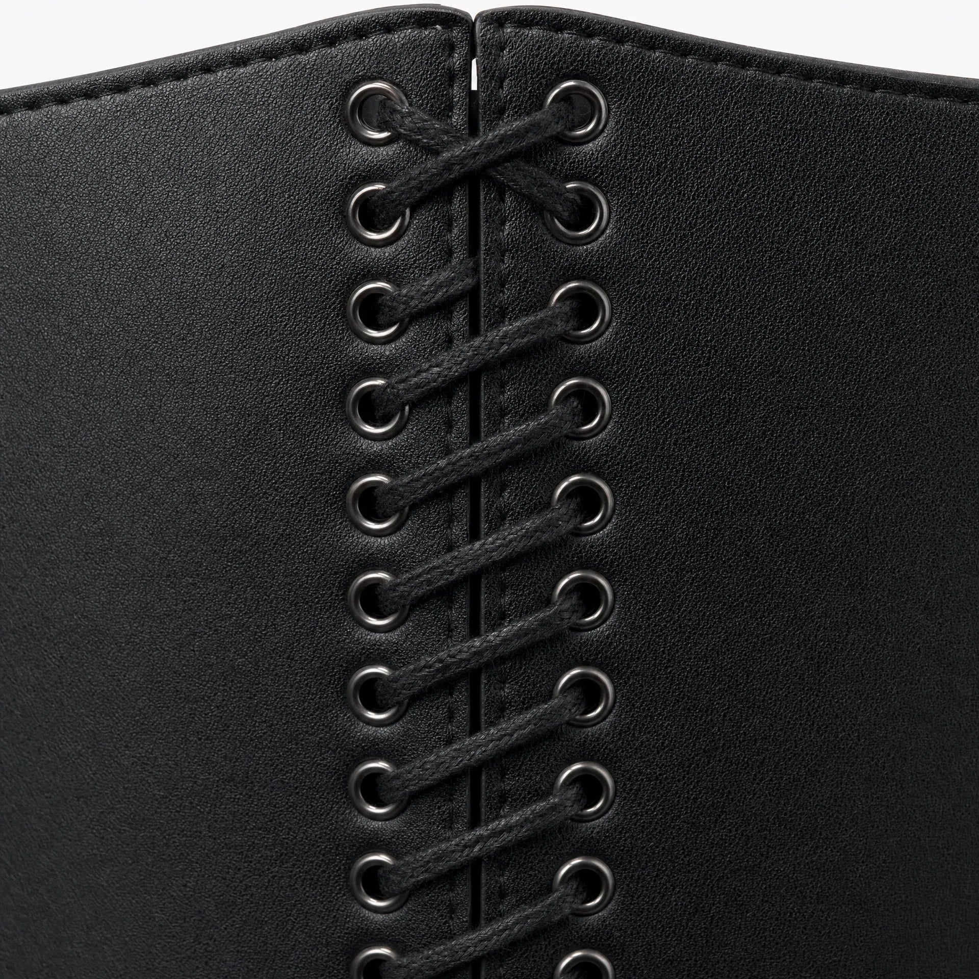 Luna Rune Leather Waist Corset Belt