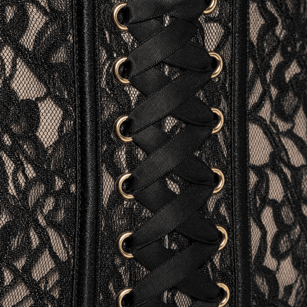 Luna Rune Ony Size (70-90cm) Structured Boned Lace-Up Corset Belt