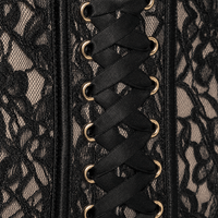 Luna Rune Ony Size (70-90cm) Structured Boned Lace-Up Corset Belt