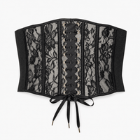 Luna Rune Ony Size (70-90cm) Structured Boned Lace-Up Corset Belt