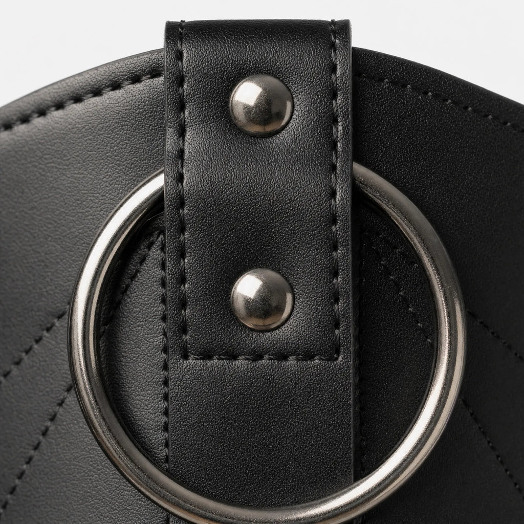 Luna Rune Ring-Detail Elasticated Corset Belt