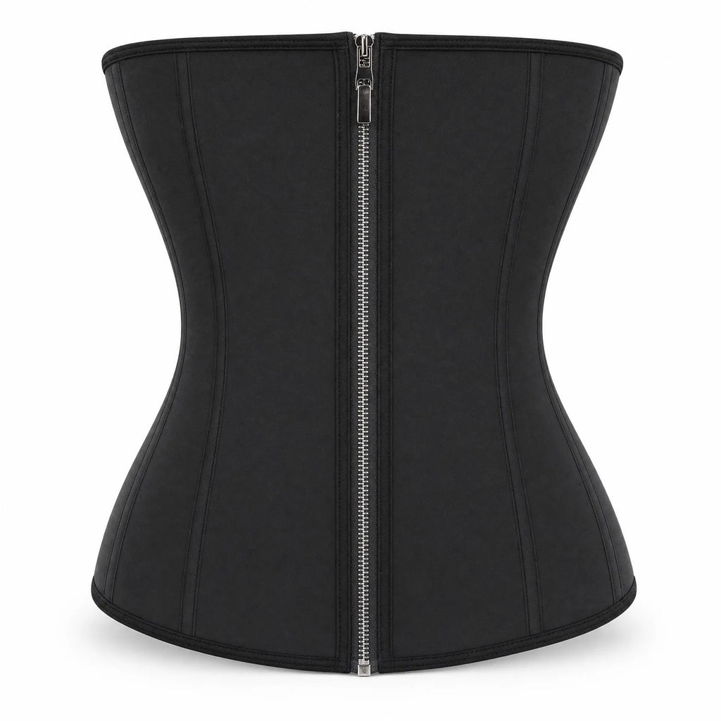 Luna Rune S Zip-Up Boned Wasp-Waist Trainer