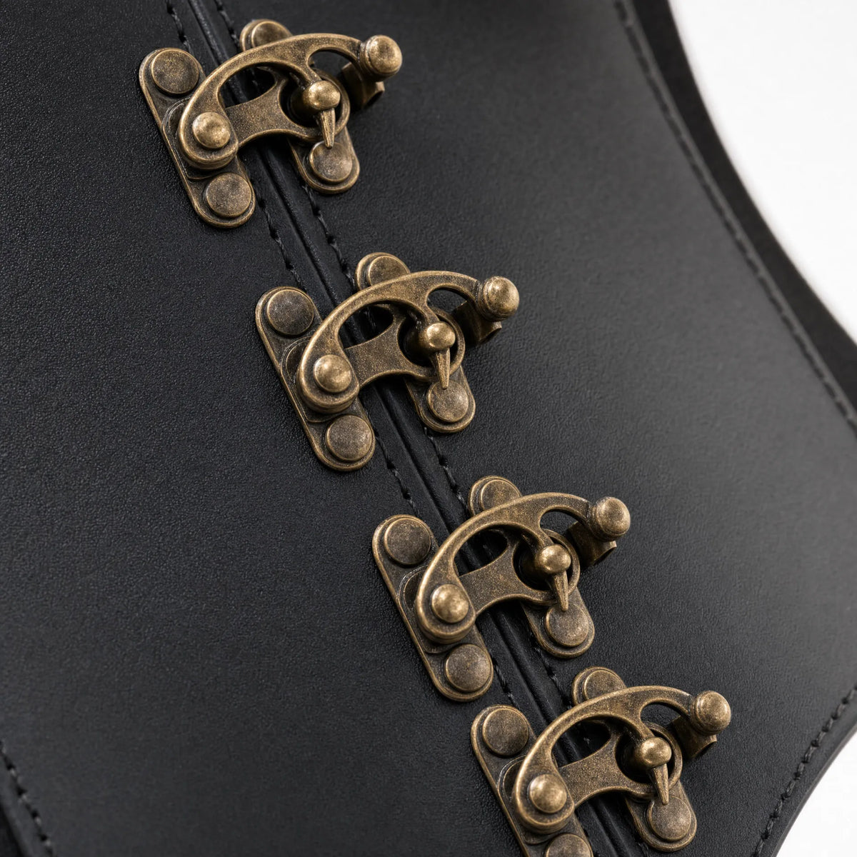 Luna Rune Wide Retro Hook-Eye Corset Belt