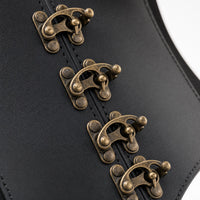 Luna Rune Wide Retro Hook-Eye Corset Belt