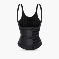 Luna Rune XS / Black Adjustable Hook-Eye Waist Trainer