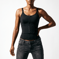Luna Rune Zip-Up Hook-Eye Slimming Waist Trainer