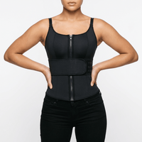 Luna Rune Zip-Up Hook-Eye Slimming Waist Trainer