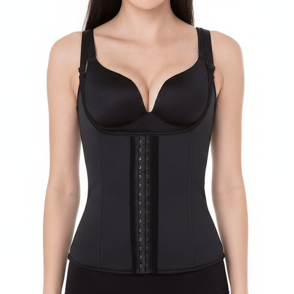 Luna Rune Zip-Up Hook-Eye Slimming Waist Trainer