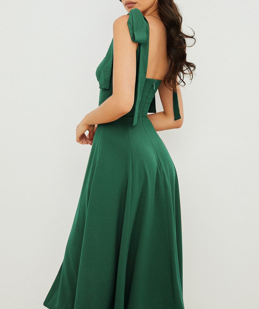 Robe Corset Vert Sauge