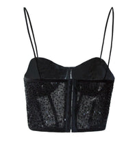 Top Corset Bustier Noir